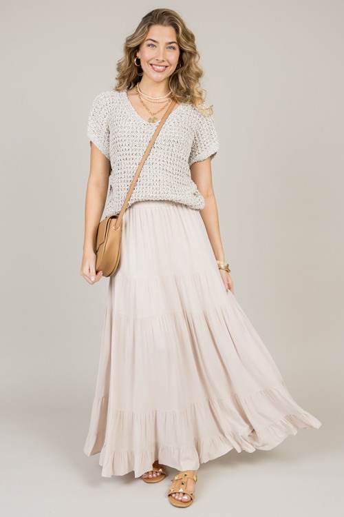 Miranda Maxi Skirt, Natural