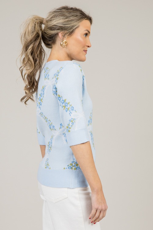 Floral Ribbon Print Sweater,Blu - 0113-85.jpg