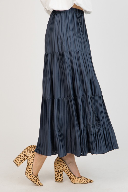 Pleated Maxi Skirt, Slate Navy - 0113-90h.jpg