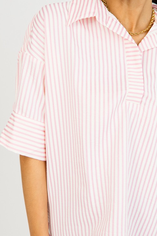 Striped Collar Top, Pink - 0114-110h.jpg