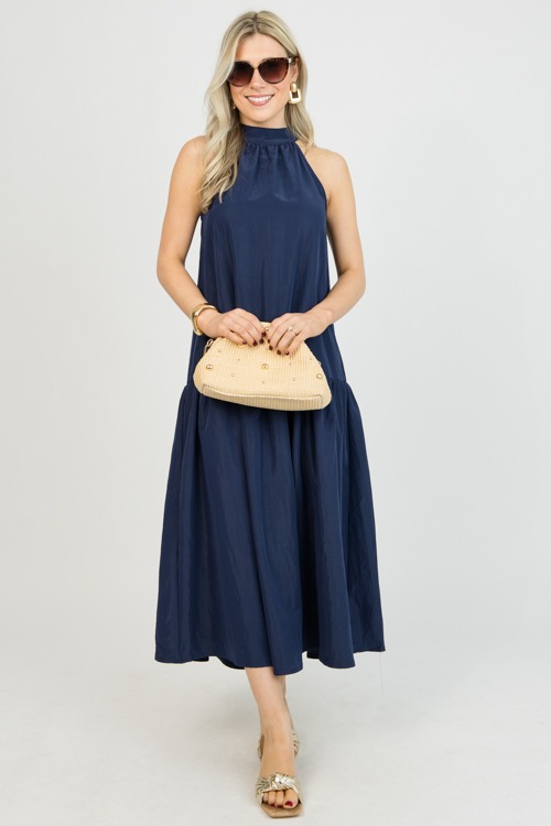 Bow Back Halter Midi, Navy - 0114-23.jpg