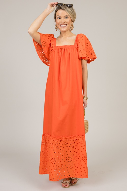 Conny Eyelet Maxi, Tomato