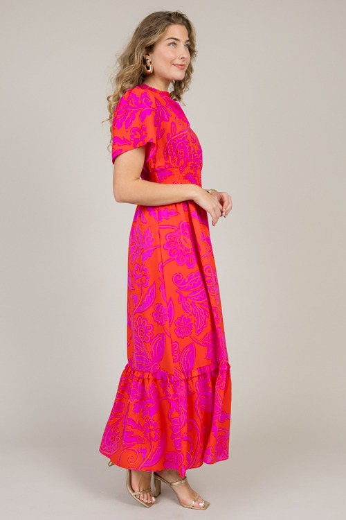 Valerie Floral Maxi,Red Fuchsia - 0114-5.jpg