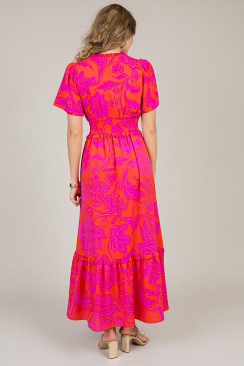 Valerie Floral Maxi,Red Fuchsia - 0114-6.jpg