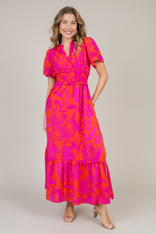 Valerie Floral Maxi,Red Fuchsia - 0114-7.jpg