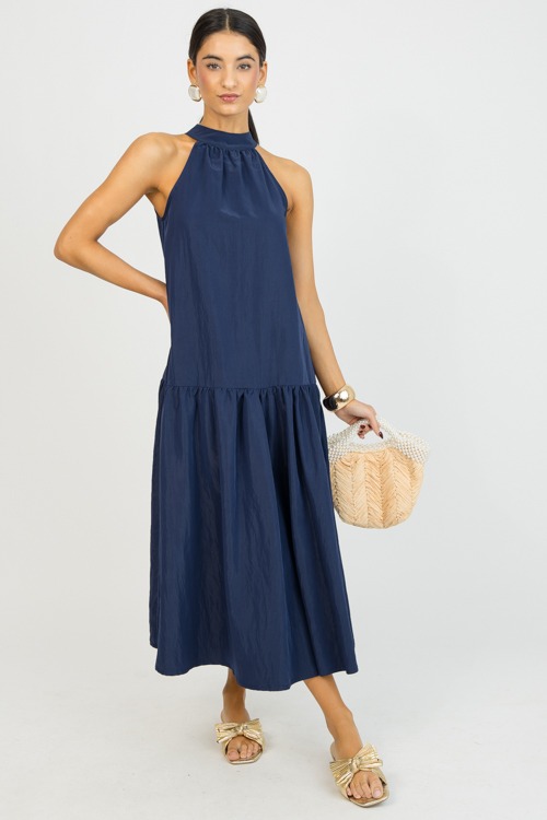 Bow Back Halter Midi, Navy - 0114-87h.jpg