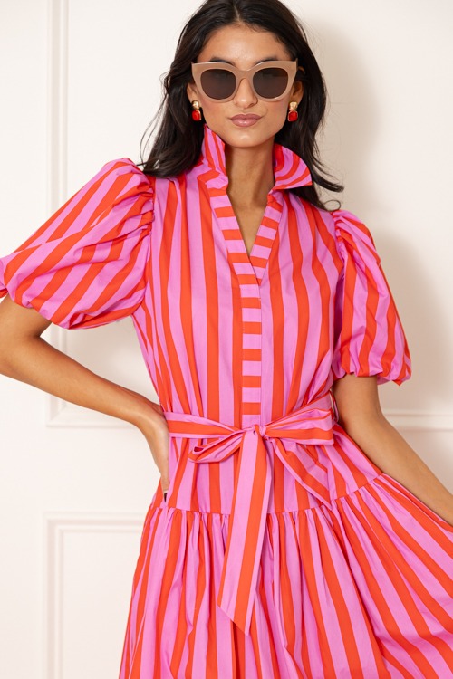 Bold Stripe Midi, Pink Red - 0115-164h.jpg
