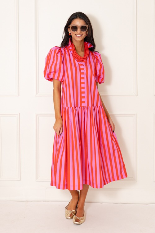Bold Stripe Midi, Pink Red - 0115-165.jpg