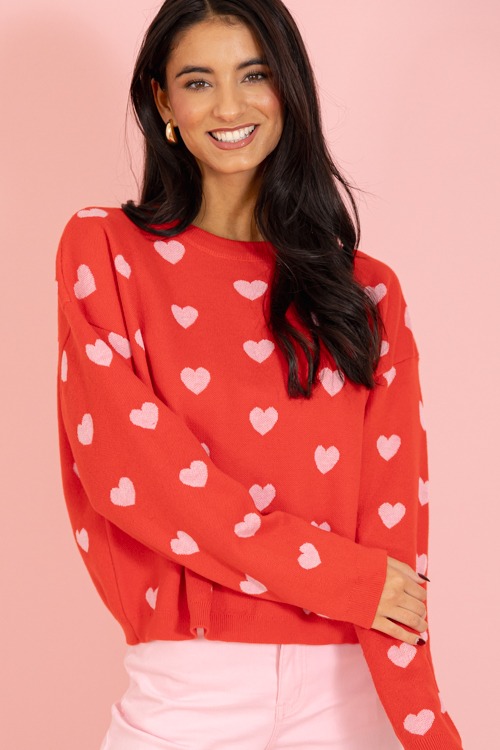Cute Heart Sweater, Red/Punch - 0115-180.jpg