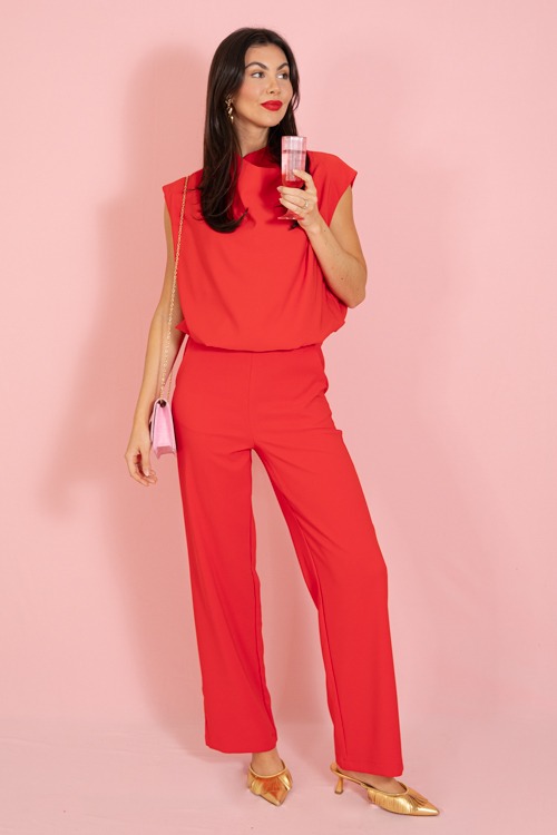 Kennedy Bubble Hem Top, Red - 0115-189h.jpg