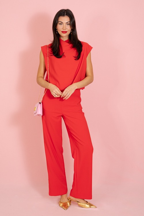 Kennedy Bubble Hem Top, Red - 0115-190.jpg