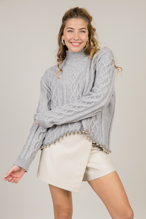 Having A Ball Sweater, Grey