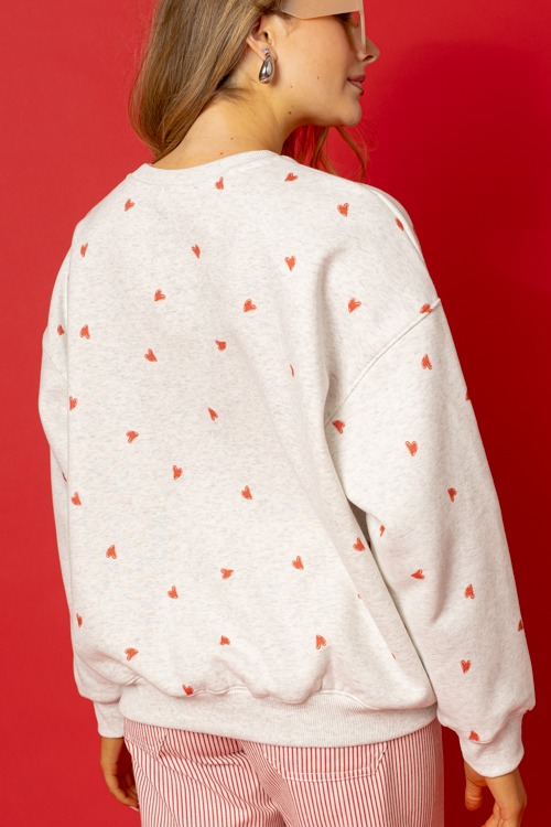Heart Print Sweatshirt, Gray - 0115-221.jpg
