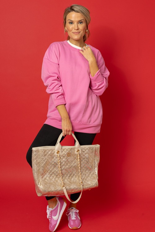 Side Pocket Sweatshirt, Pink - 0115-271.jpg