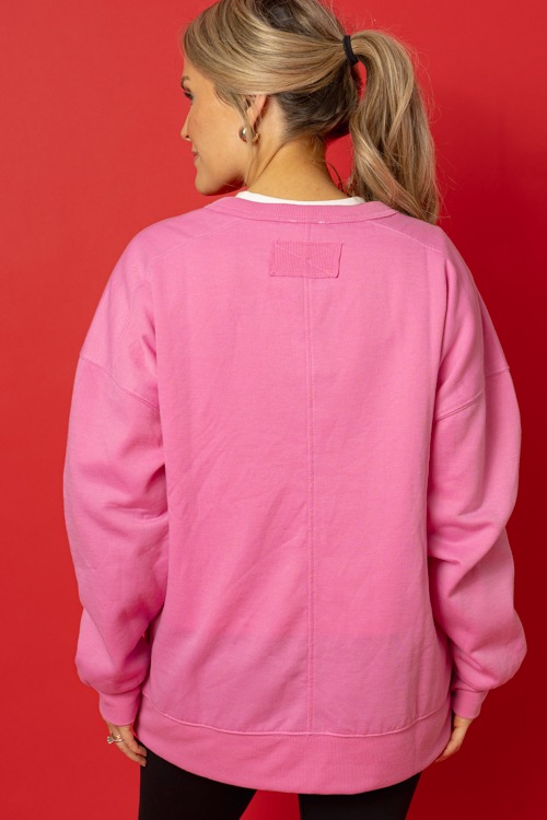 Side Pocket Sweatshirt, Pink - 0115-274.jpg