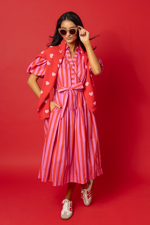 Bold Stripe Midi, Pink Red - 0115-305.jpg