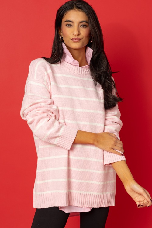 Ballet Pink Stripe Sweater - 0115-329p.jpg