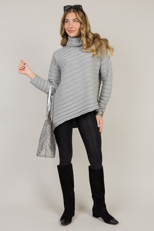 Asymmetric Hem Sweater, H. Grey - 0115-66.jpg