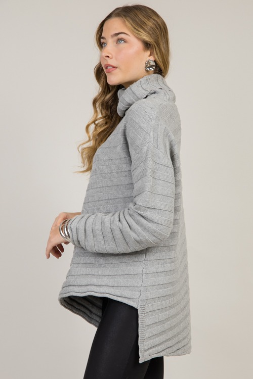 Asymmetric Hem Sweater, H. Grey - 0115-70.jpg