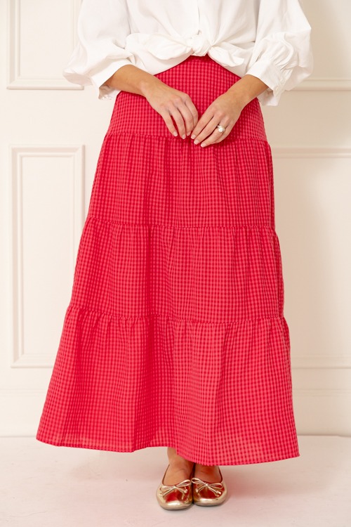 Gingham Midi Skirt, Red - 0115-87.jpg