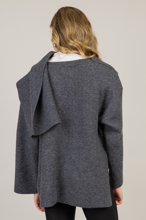 Shawl Sweater Jacket, Grey - 0115-90.jpg