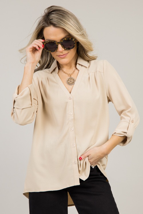 Keeping Tabs Shirt, Beige - 0116-106.jpg