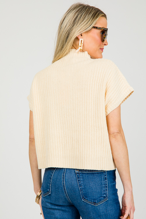 Leigh Pocket Sweater, Natural