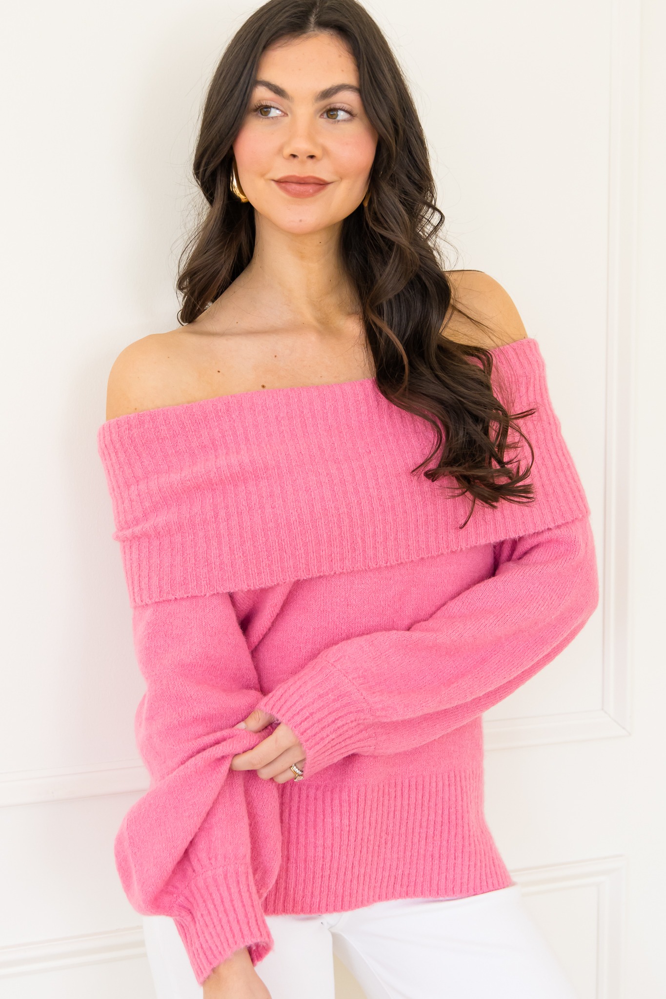 Kennedy Off Shoulder Sweater, Pink - 0116-23-2.jpg