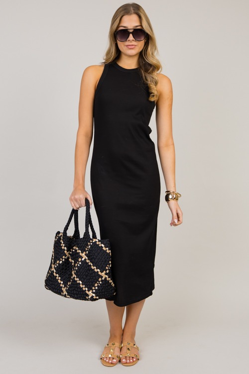 Gianna Rib Midi, Black