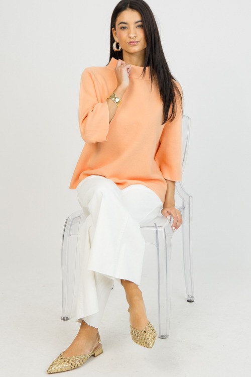 Raw Hem Wide Leg Pants, White - 0119-40.jpg