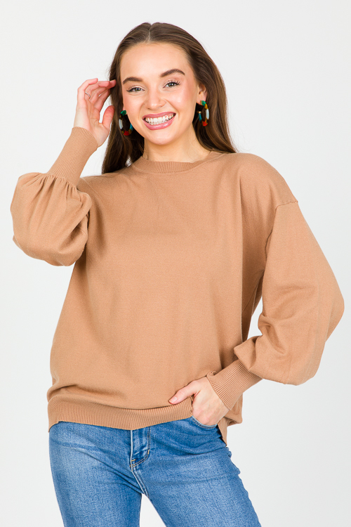 Timeless Design Sweater, Taupe