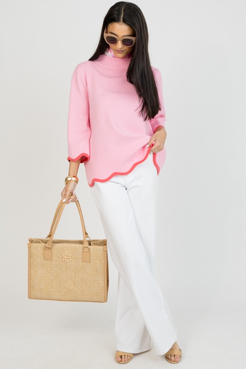 Scallop Contrast Audrey Sweater, Pink - 0120-11.jpg