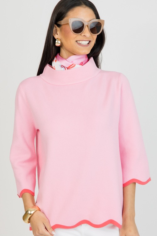 Scallop Contrast Audrey Sweater, Pink - 0120-14.jpg