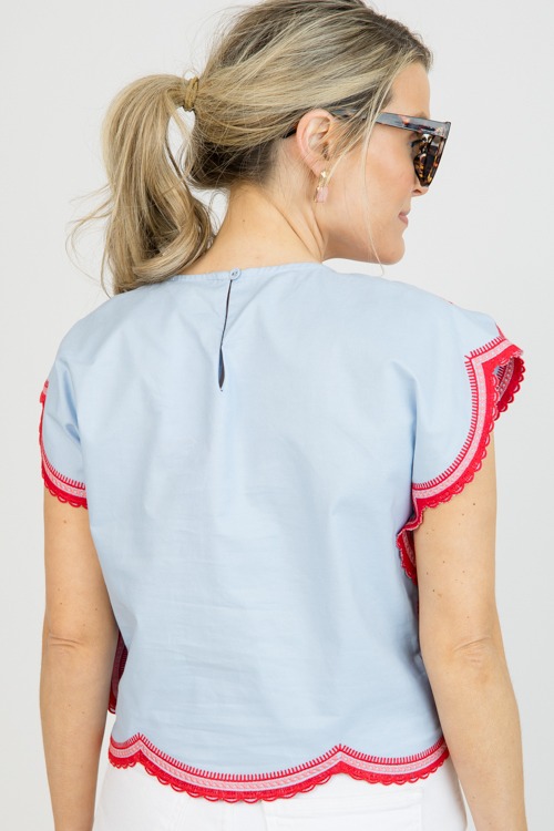 Scalloped Sides Top, Lt. Blue - 0120-21.jpg