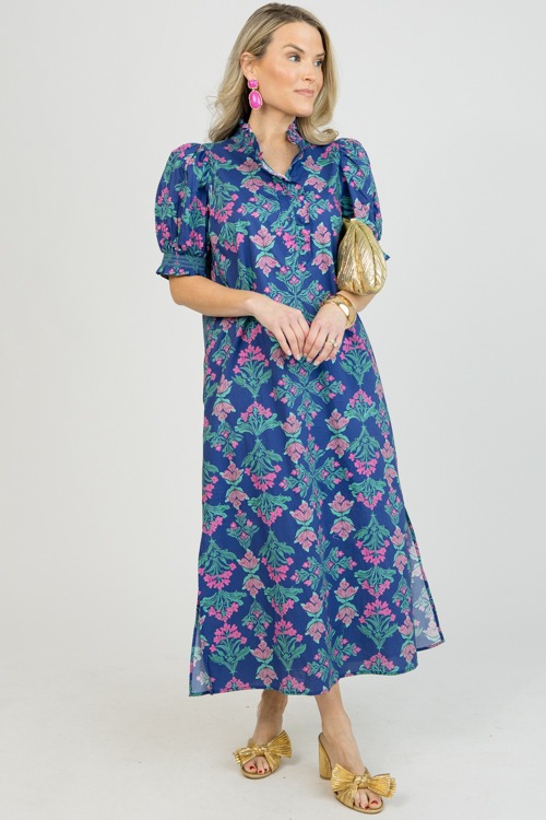 Ruffle Detail Maxi, Navy - 0120-39p.jpg