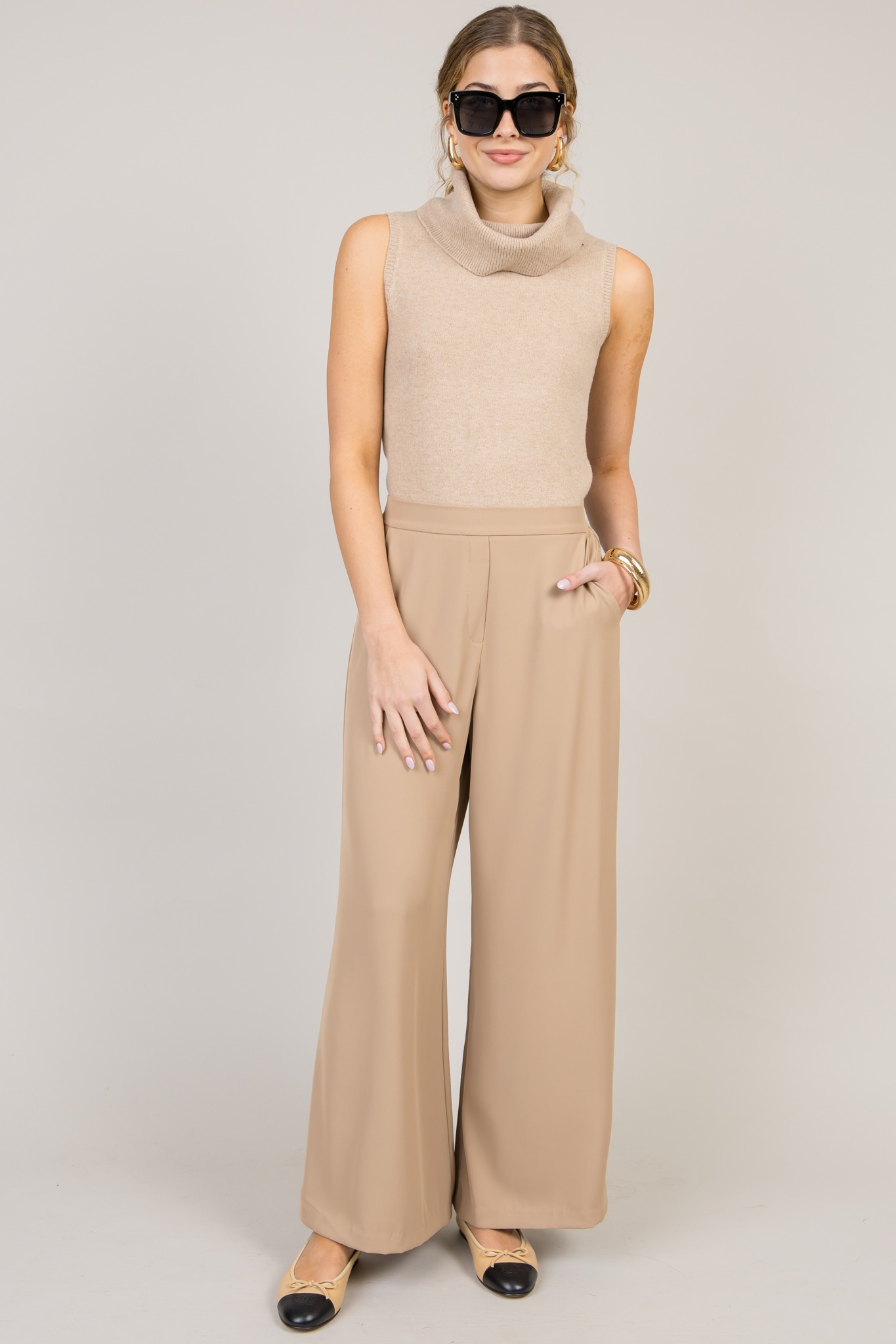 Pull-on Trousers, Taupe - 0121-17.jpg