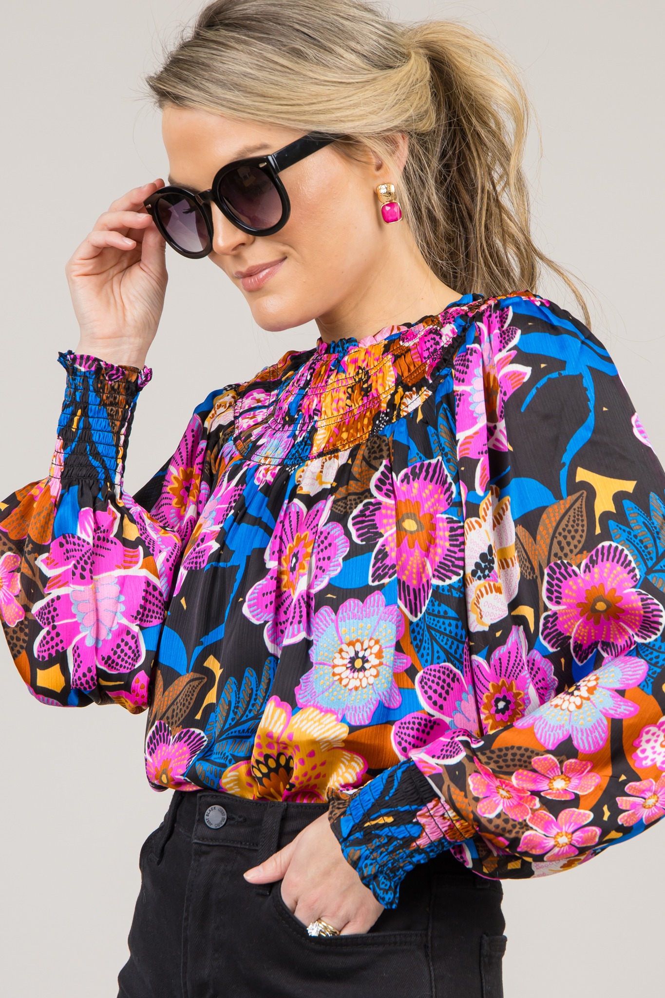 Kayla Floral Blouse, Black Coba - 0121-26.jpg