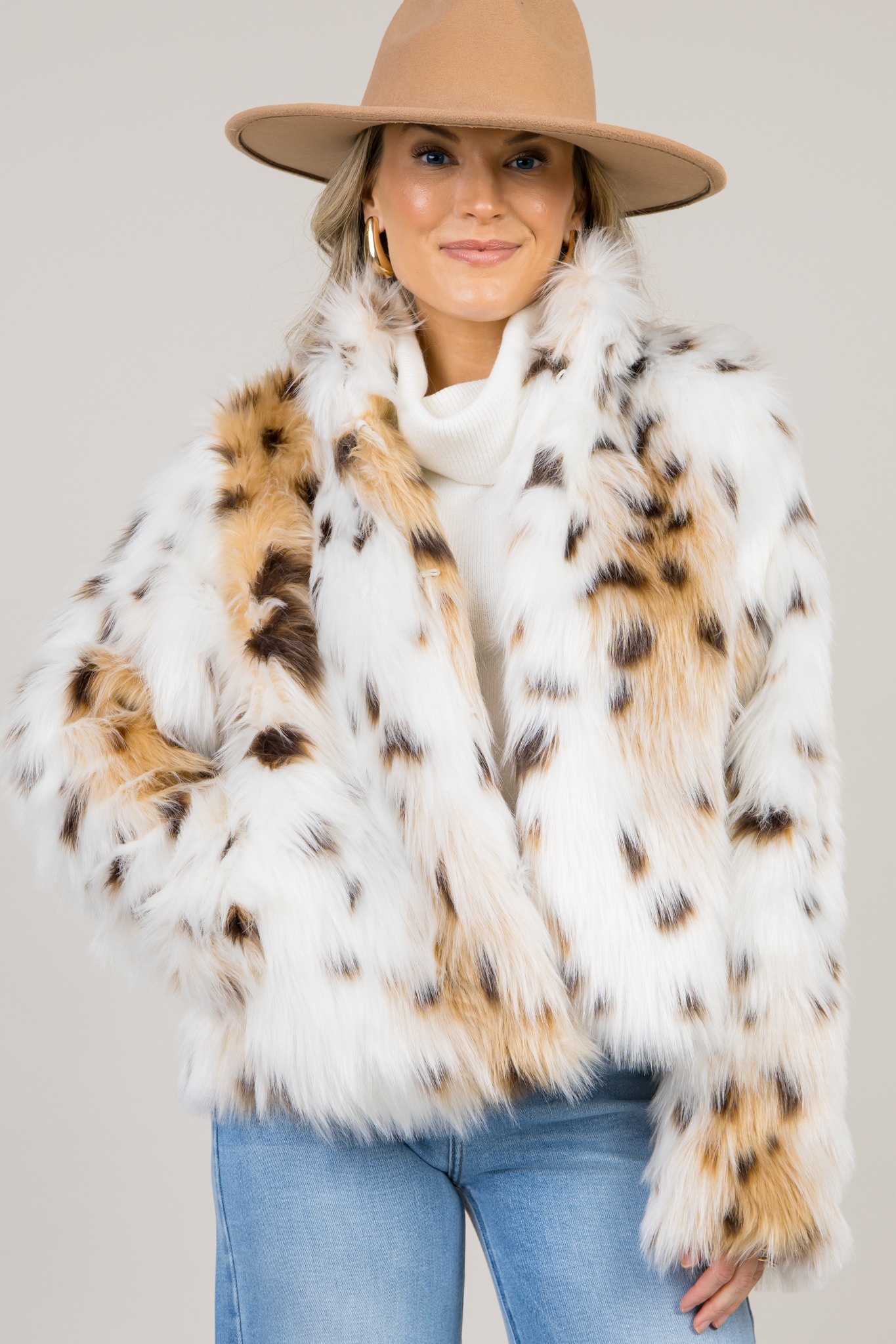 Level Up Fur Jacket, Animal