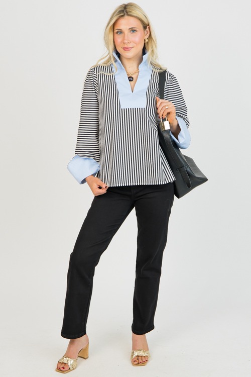 Chic Stripes Top, Black - 0121-3.jpg