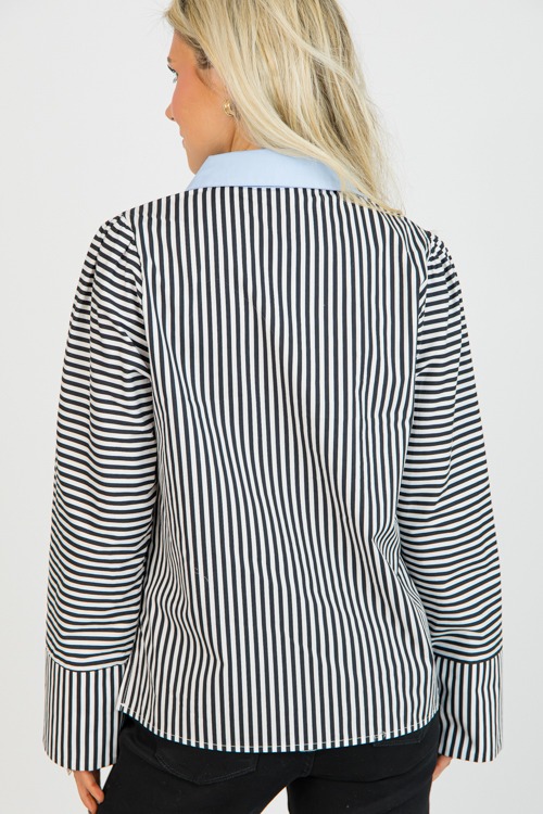 Chic Stripes Top, Black - 0121-6.jpg