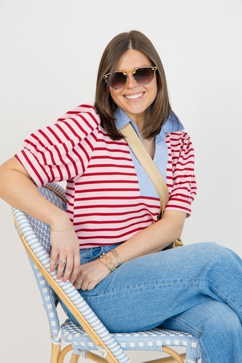 Marie Stripe Top, Pink - 0121-63h.jpg