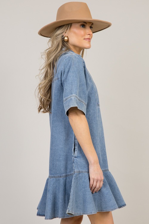 Ruffle Hem Denim Dress - 0122-45.jpg