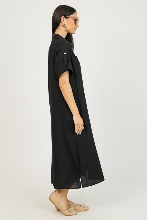 Linen Button Down Maxi, Black - 0123-101h.jpg