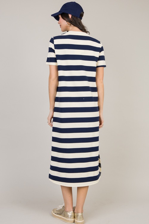 Button Detail Stripe Maxi, Dk. Navy - 0123-20.jpg