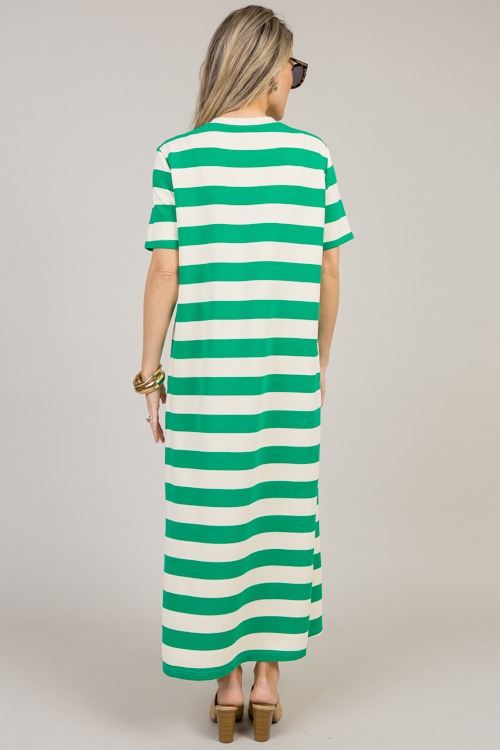 Button Detail Stripe Maxi, Green - 0123-29.jpg