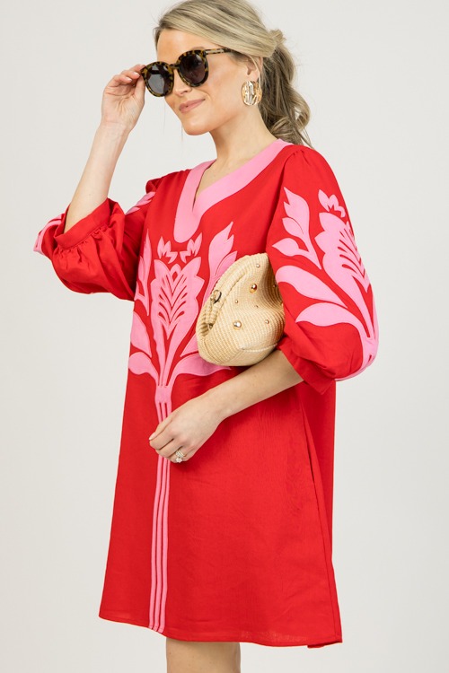 Embroidered Dress, Red - 0123-66.jpg
