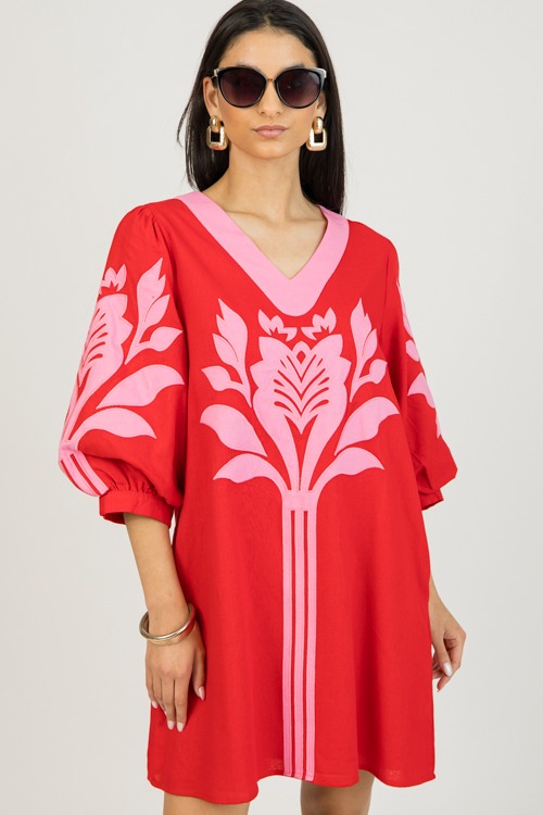 Embroidered Dress, Red - 0123-68.jpg