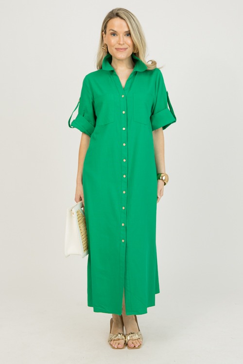 Linen Button Down Maxi, Green - 0123-91.jpg