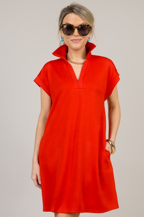 Everyday Comfort Dress, Red - 0123-93.jpg