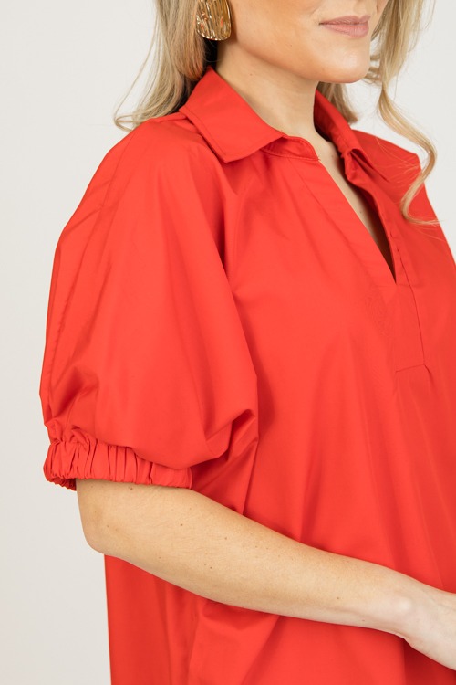 Classic Collared Dress, Red - 0123-93h.jpg